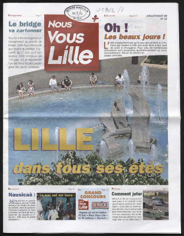 Nous Vous Lille n°22 - Lille dans tous ses étés. Oh ! Les beaux jours !