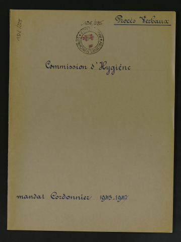 Commission d'hygiène.