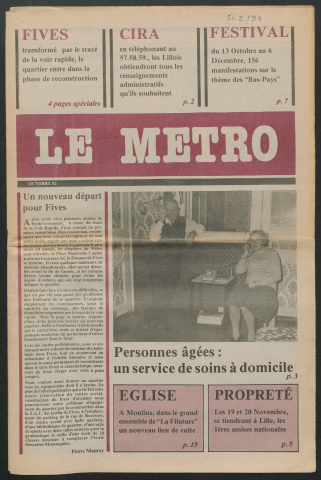 Le Métro .- Personnes âgées : un service de soins à domicile.
