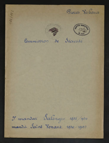 Commission de sécurité.