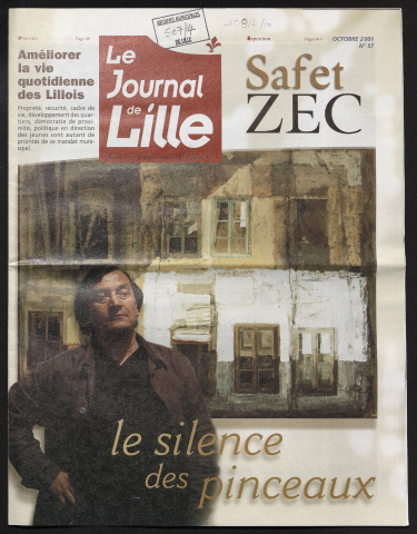 Le Journal de Lille n°57 - Safet Zec, le silence des pinceaux ; Améliorer la vie quotidienne des Lillois