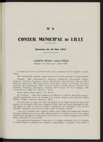 séance du 29 mai 1959
