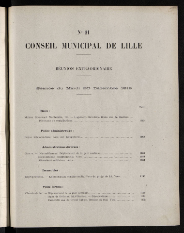 séance du 30 décembre 1919