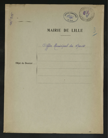 Office municipal des sports.