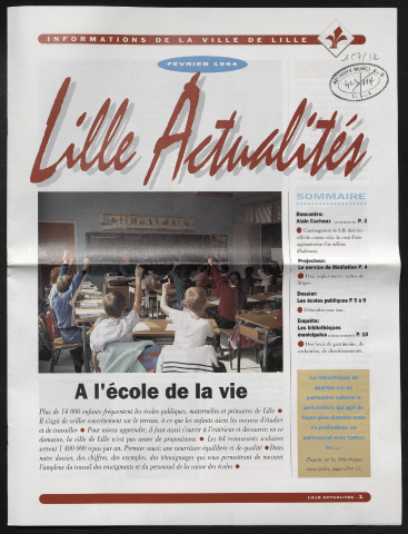 Lille Actualités - A l'école de la vie