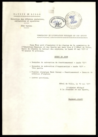 Commission de l'éducation physique et des sports.