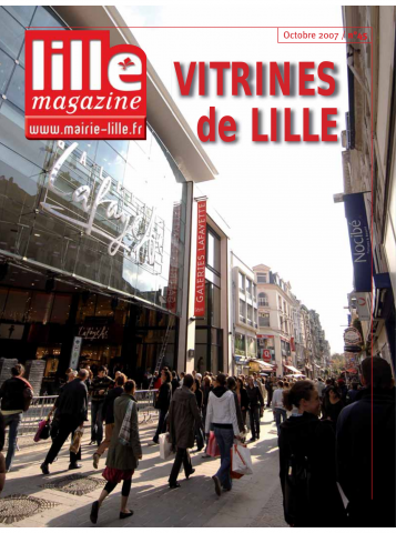 Lille magazine N°45 (octobre). - Vitrines de Lille.