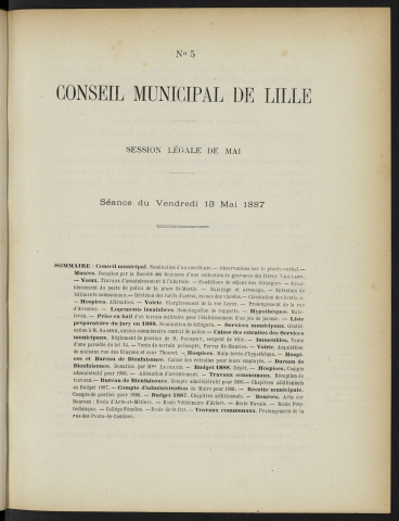 séance du 13 mai 1887