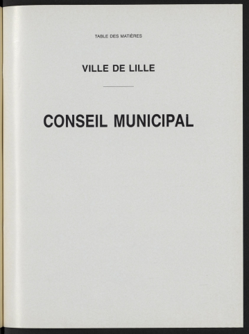 Table analytique 1981