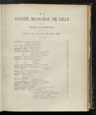 séance du 22 mars 1889