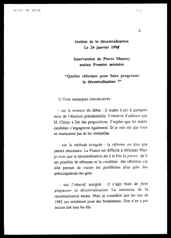 Institut de la décentralisation. (Lille)