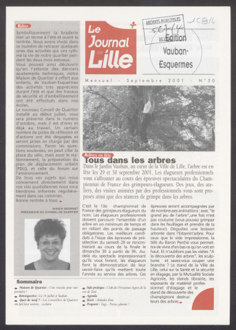 Le Journal de Lille - Editions des mairies de quartiers - n°50