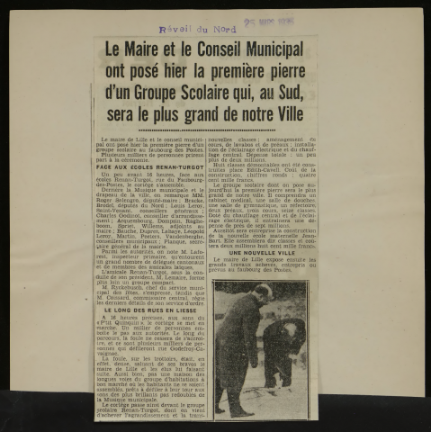 Lot n°2 - Carrelages - Revêtements - Faïences. - Marché : procès-verbal de réception des travaux, bordereau quantitatif.