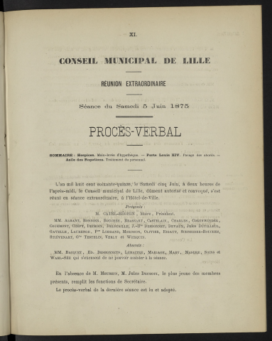 séance du 05 juin 1875