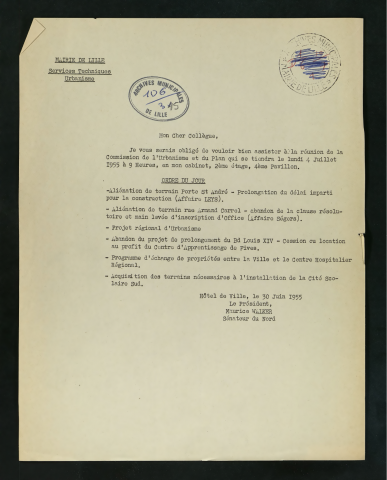 Commission de l'urbanisme.