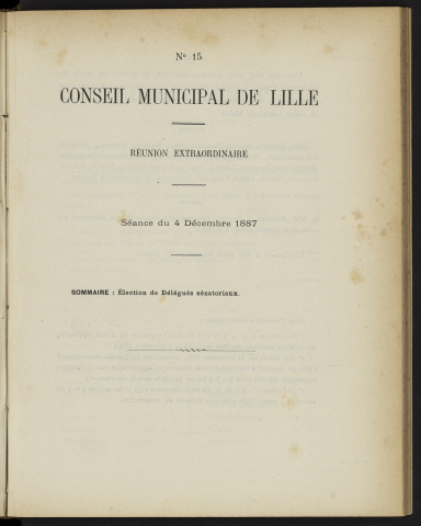 séance du 04 décembre 1887