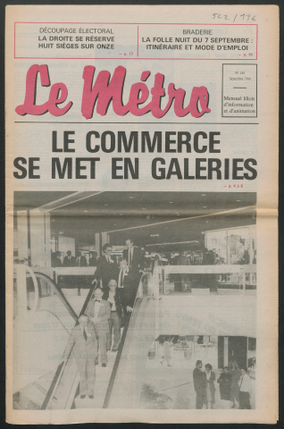 Le Métro .- Le commerce se met en galeries.