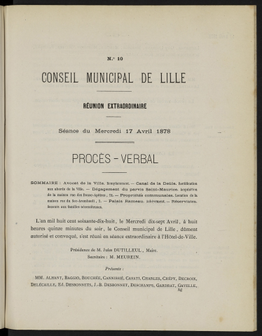 séance du 17 avril 1878