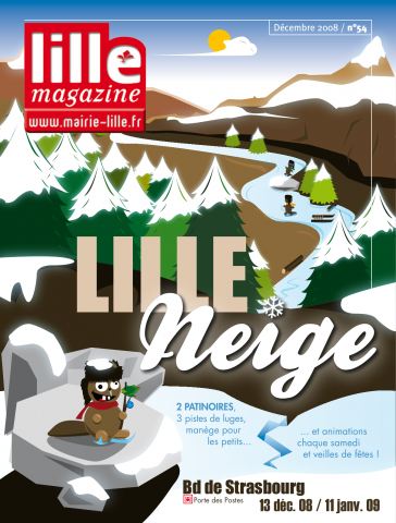 Lille magazine N°54 (décembre). - Lille neige.