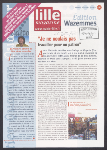 Lille magazine - Editions des mairies de quartiers - n°13