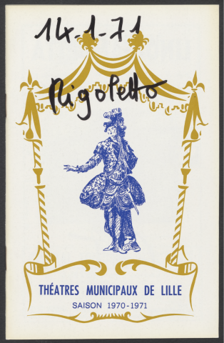 Rigoletto, 14/01/1971.