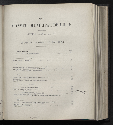 séance du 25 mai 1906