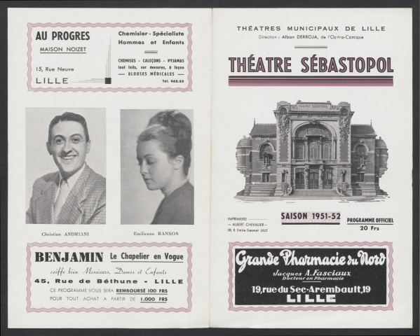 Frédérique, 09-10/02/1952.