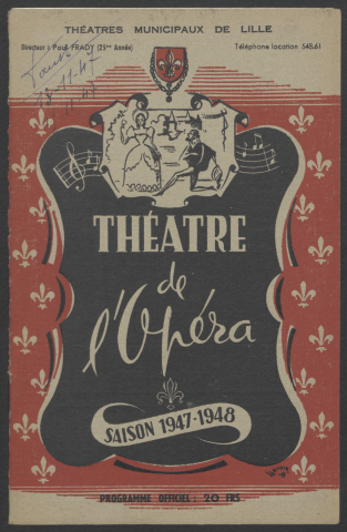 Faust, 13/11/1947, 03-04/12/1947, 27/12/1947, 29/04/1948 et 02/06/1948.