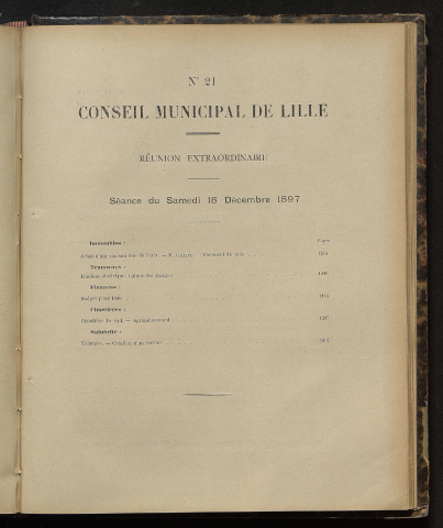 séance du 18 décembre 1897