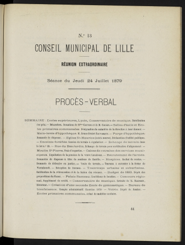 séance du 24 juillet 1879