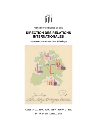 Relations intercommunales, jumelages.