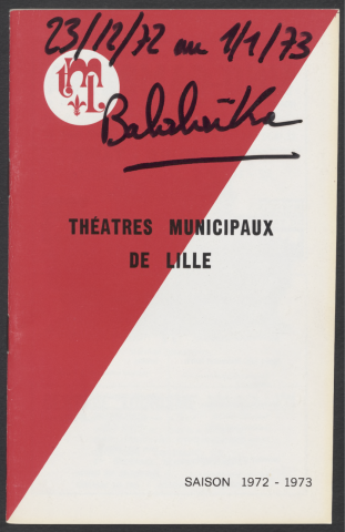 Balalaïka, 23/12/1972 au 01/01/1973.