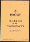 Délibérations, séance du 18 mars 1996.