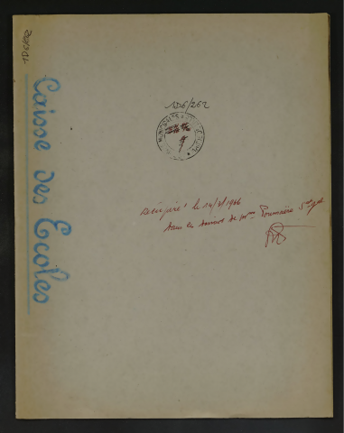 Comité de la Caisse des écoles.