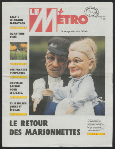Le Métro .- Le retour des marionnettes.