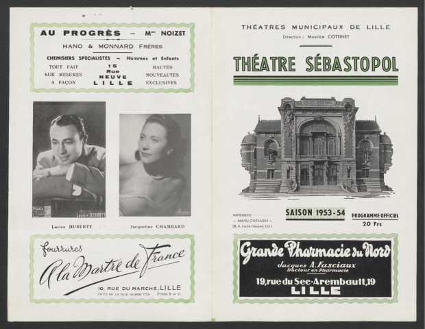 Trois valses, 13-21/02/1954.