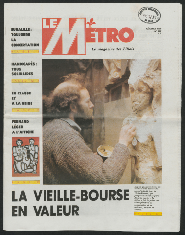 Le Métro .- La Vieille-Bourse en valeur.