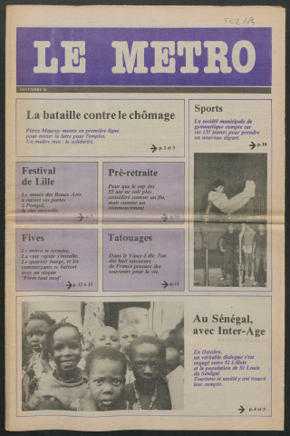 Le Métro .- La bataille contre le chômage.