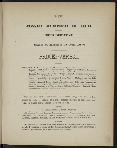 séance du 28 juin 1876