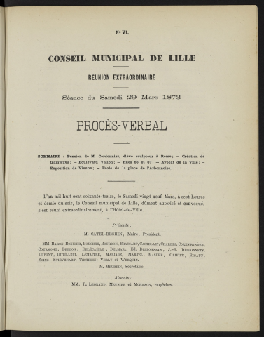 séance du 29 mars 1873