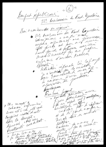 Banquet républicain pour le 56ème anniversaire du front populaire. (Vernouillet Dreux)