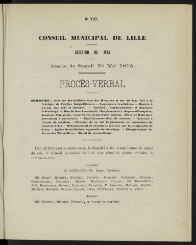 séance du 10 mai 1873