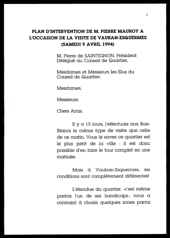 Visite du quartier Vauban Esquermes. (Lille)