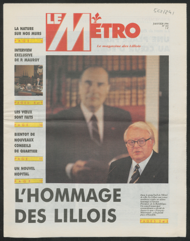 Le Métro .- L'hommage des Lillois.