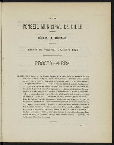 séance du 04 octobre 1878