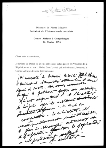 Comité d'Afrique à Ouagadougou. (Ouagadougou - Burkina Faso)
