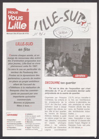 Nous Vous Lille - Editions des mairies de quartiers - n°10