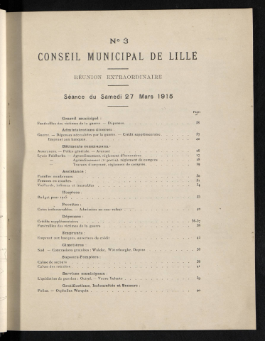 séance du 27 mars 1915