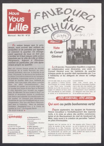 Nous Vous Lille - Editions des mairies de quartiers - n°25