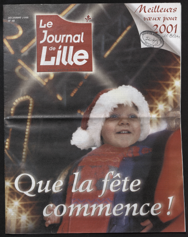 Le Journal de Lille n°48 - Que la fête commence ! Meilleurs vœux pour 2001